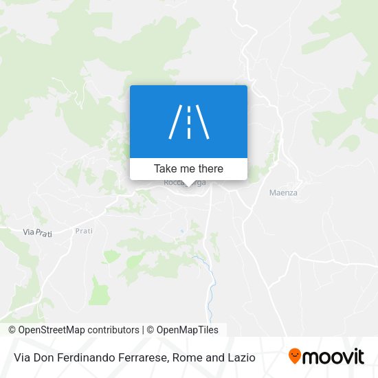 Via Don Ferdinando Ferrarese map
