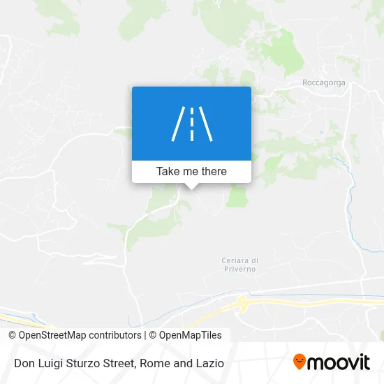 Don Luigi Sturzo Street map