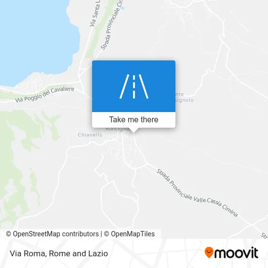 Via Roma map