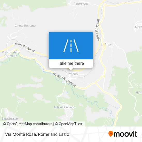 Monte Rosa Street map