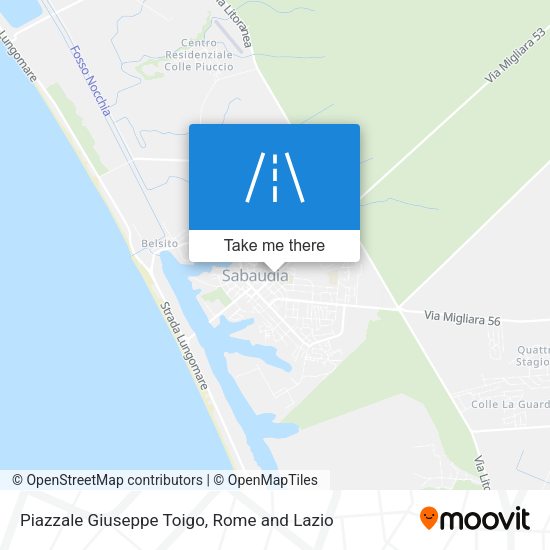 Piazzale Giuseppe Toigo map