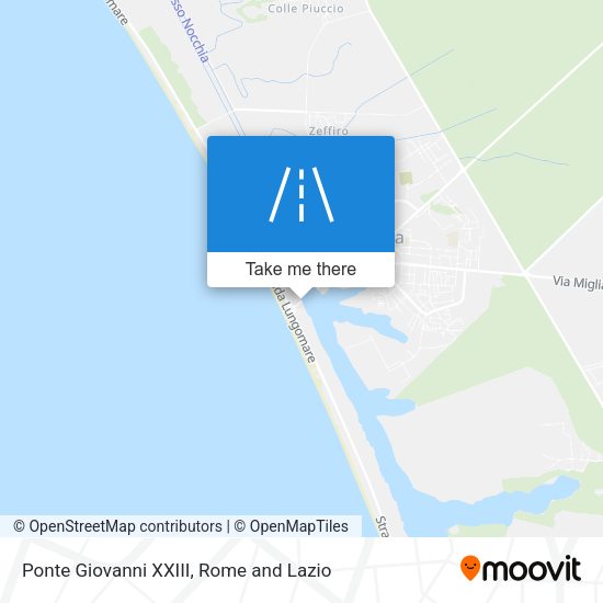 Ponte Giovanni XXIII map