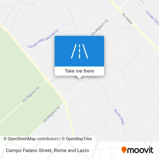 Campo Faiano Street map