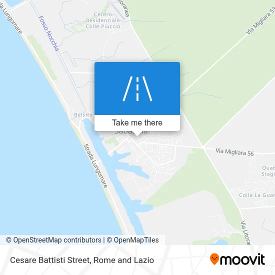 Cesare Battisti Street map