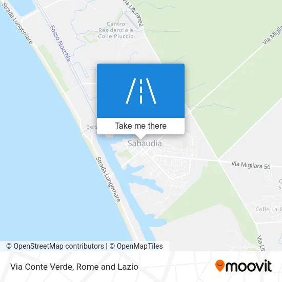 Conte Verde Street map