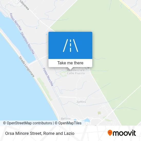 Orsa Minore Street map