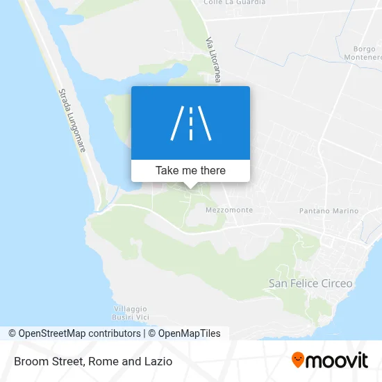 Broom Street map