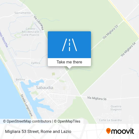 Migliara 53 Street map