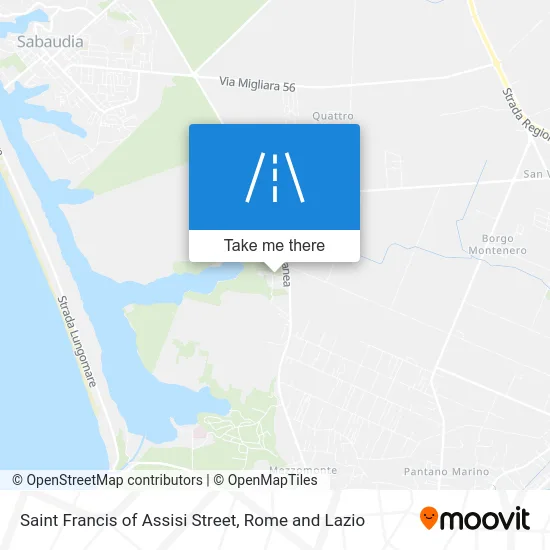 Saint Francis of Assisi Street map