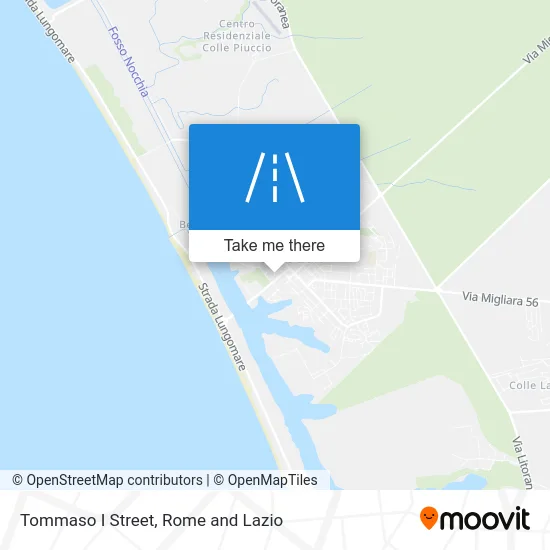 Tommaso I Street map