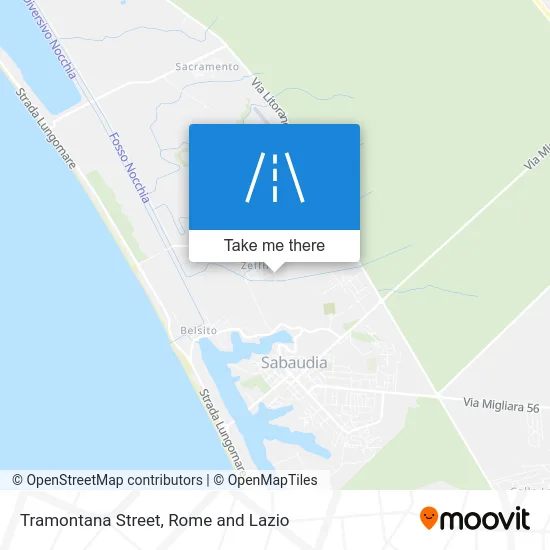 Tramontana Street map