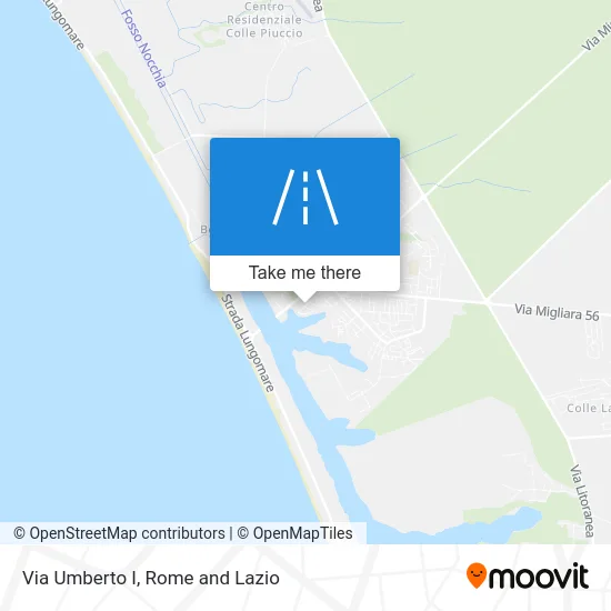 Umberto I Street map