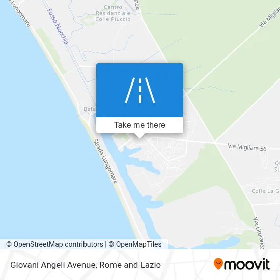Giovani Angeli Avenue map