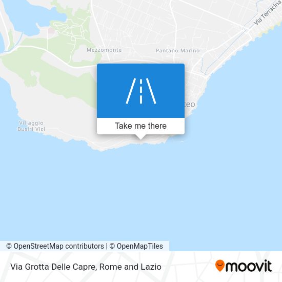 Via Grotta Delle Capre map