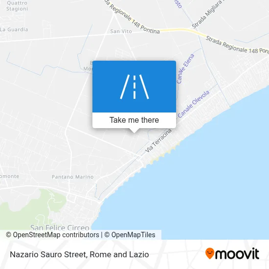 Nazario Sauro Street map