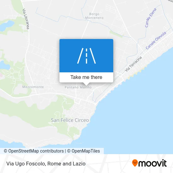 Ugo Foscolo Street map