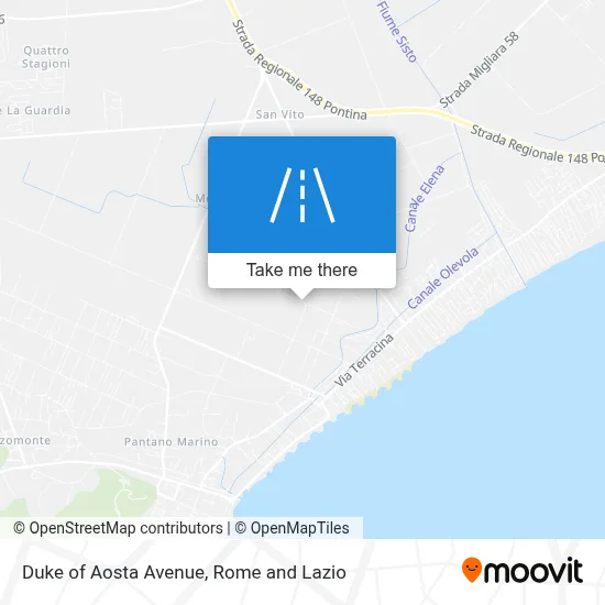 Duke of Aosta Avenue map