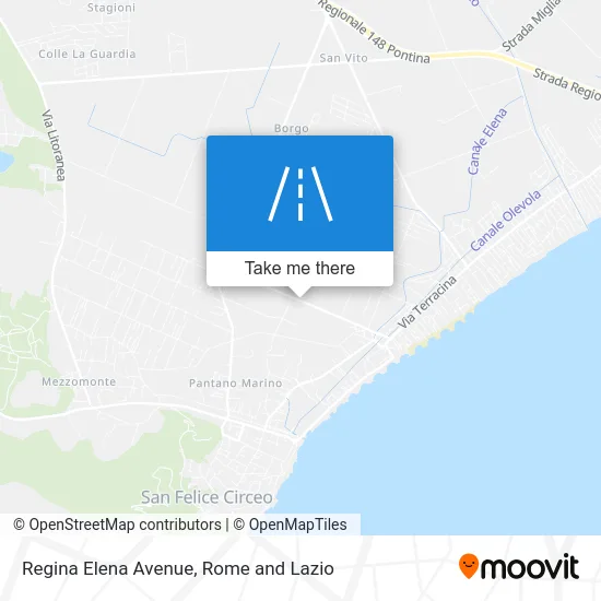 Regina Elena Avenue map