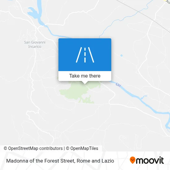 Madonna of the Forest Street map