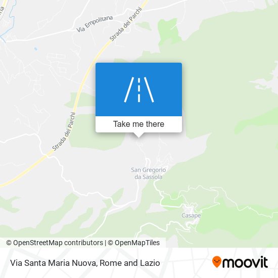Via Santa Maria Nuova map