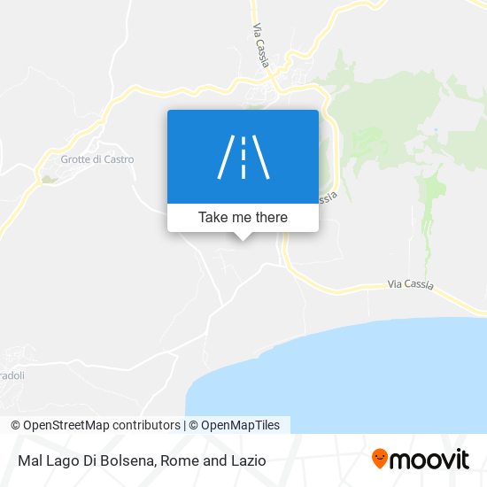 Mal Lago Di Bolsena map