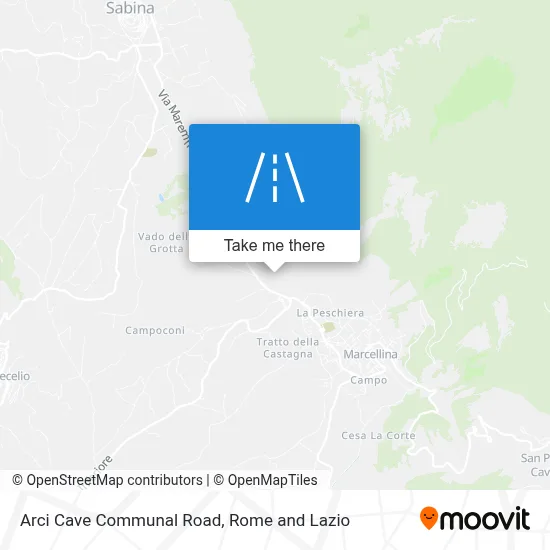 Arci Cave Communal Road map