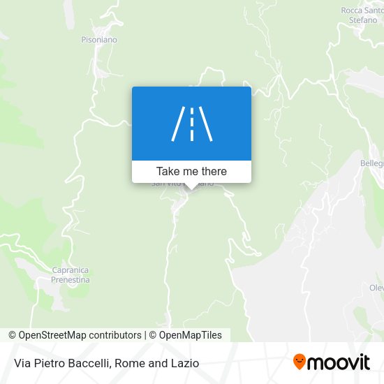 Via Pietro Baccelli map