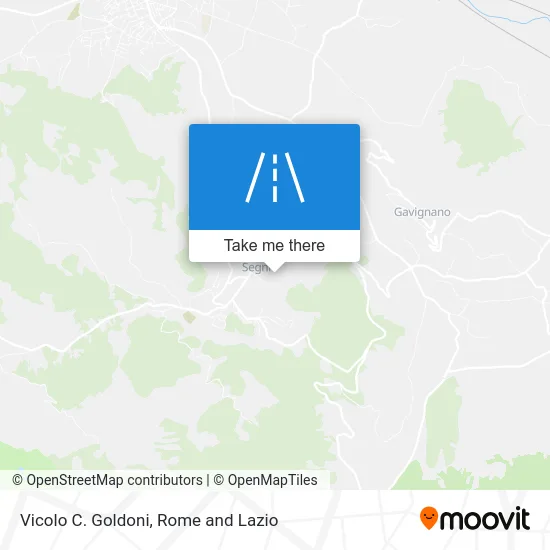 Vicolo C. Goldoni map