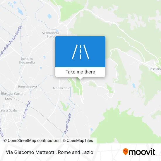 Via Giacomo Matteotti map