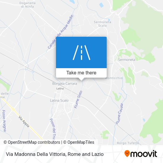 Via Madonna Della Vittoria map
