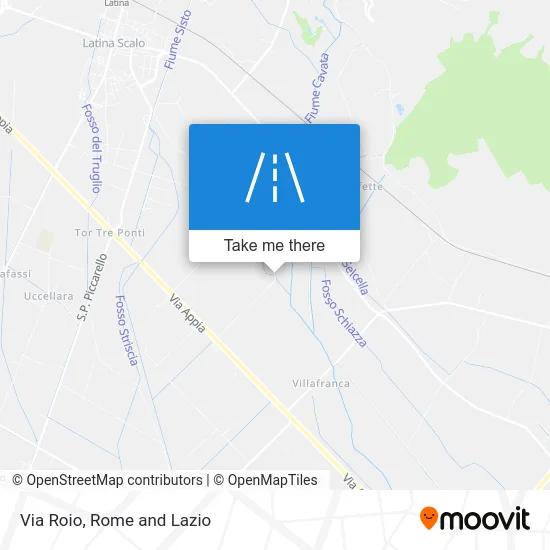 Roio Street map