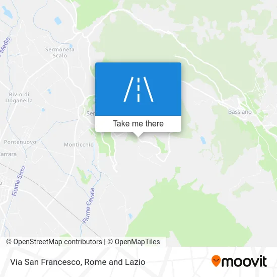 San Francesco Street map