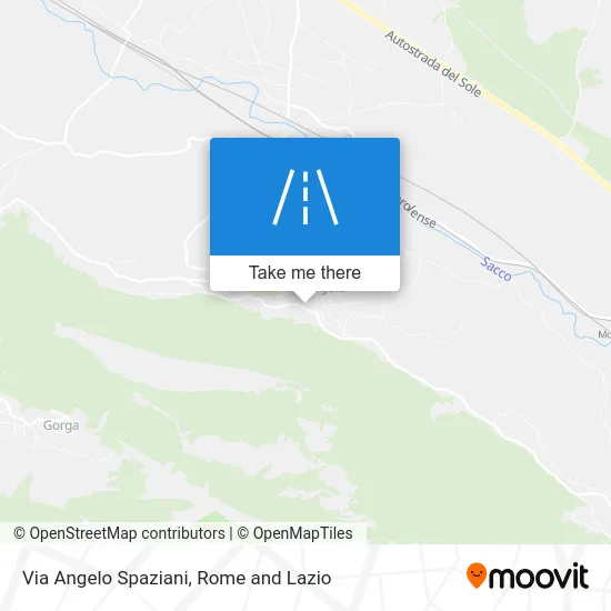 Angelo Spaziani Street map