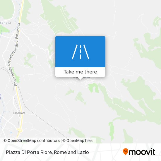 Piazza Di Porta Riore map