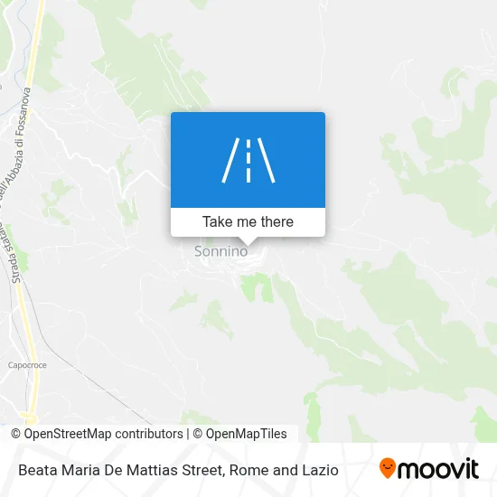 Beata Maria De Mattias Street map