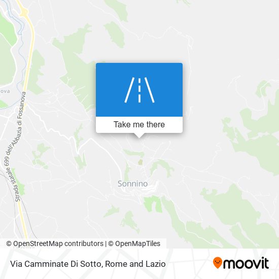 Via Camminate Di Sotto map