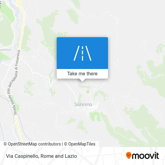 Caspinello Street map