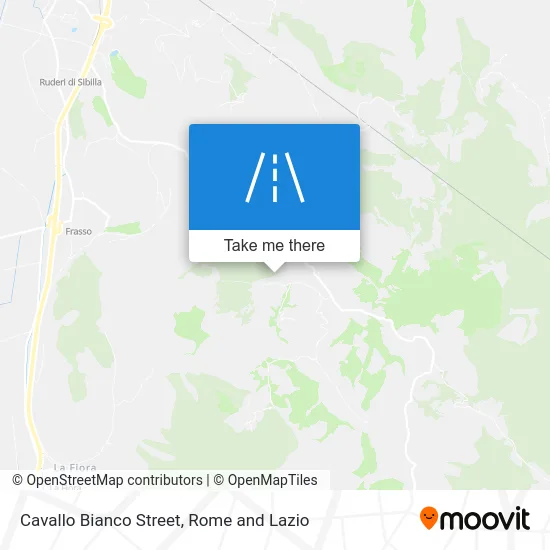 Cavallo Bianco Street map