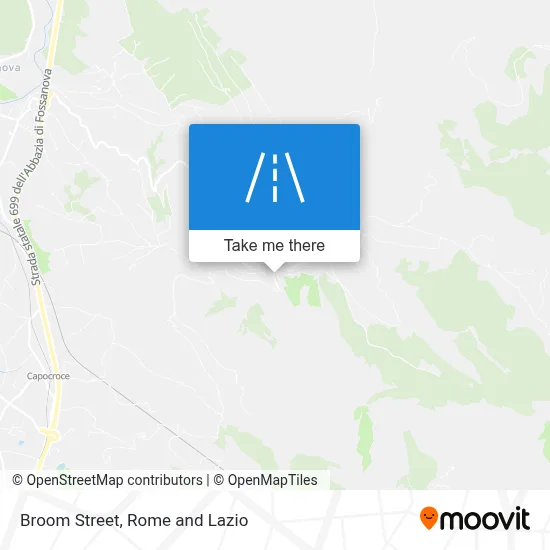 Broom Street map