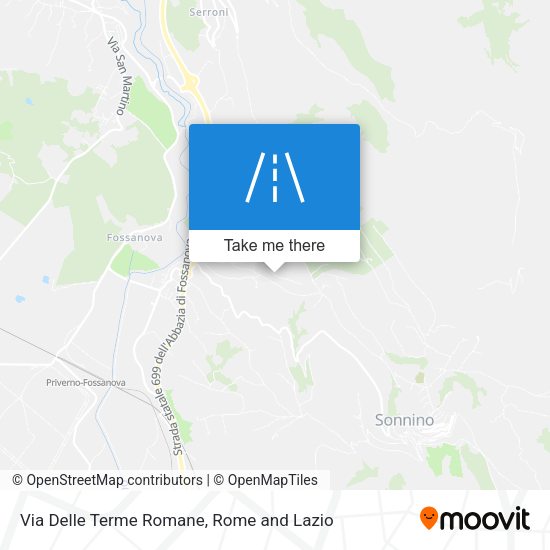 Via Delle Terme Romane map