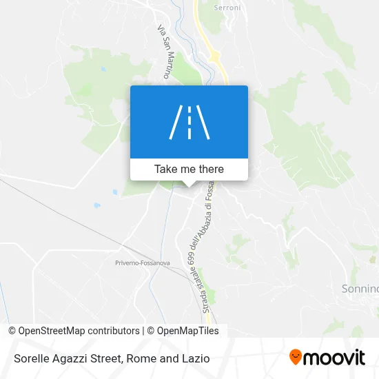 Sorelle Agazzi Street map