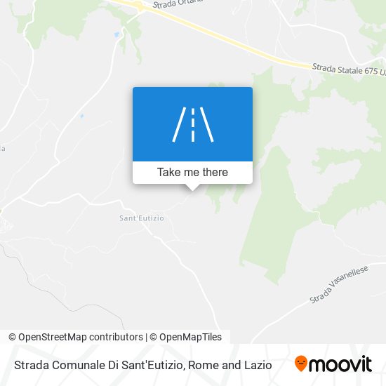 Strada Comunale Di Sant'Eutizio map