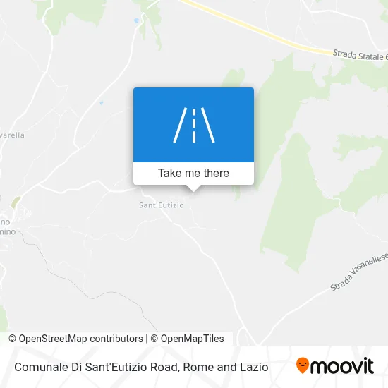 Comunale Di Sant'Eutizio Road map