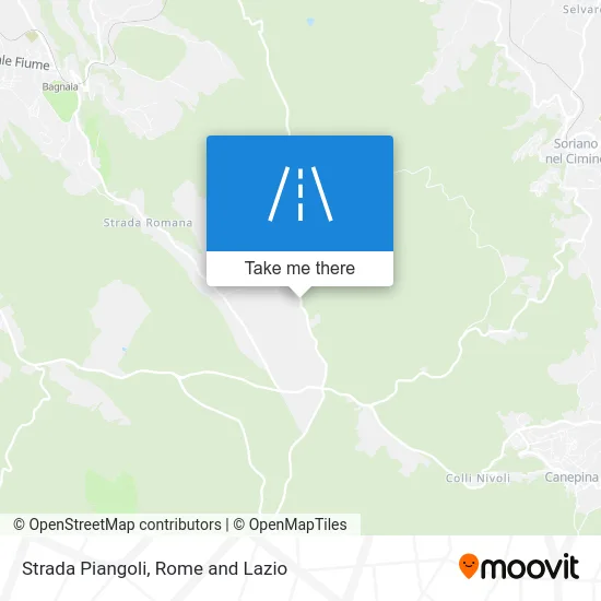 Strada Piangoli map