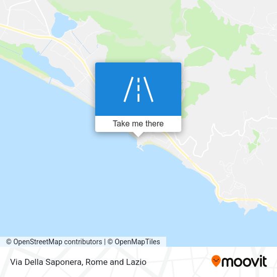 Via Della Saponera map
