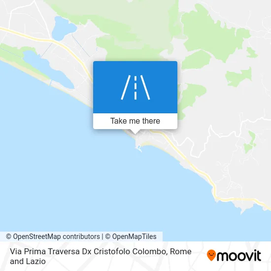 First Right Traverse Street of Christopher Columbus map