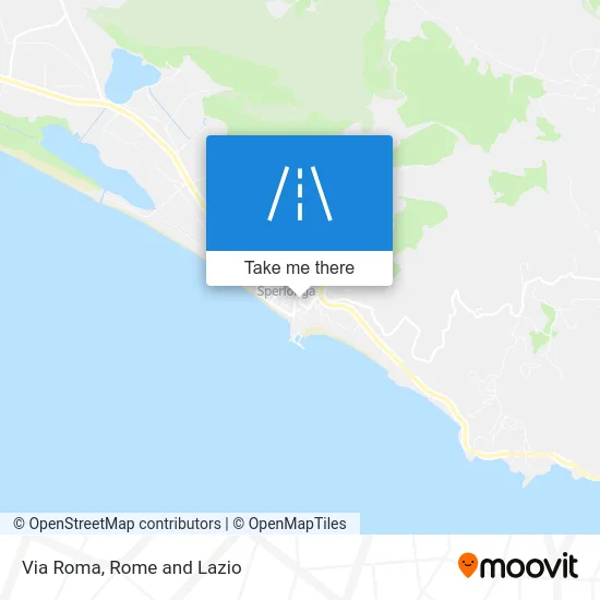 Via Roma map