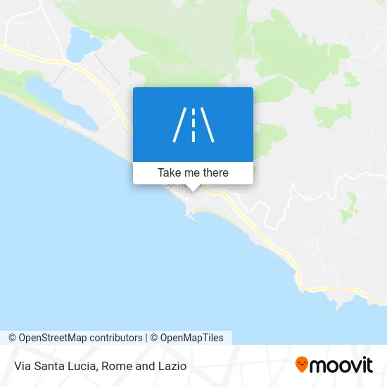 Via Santa Lucia map