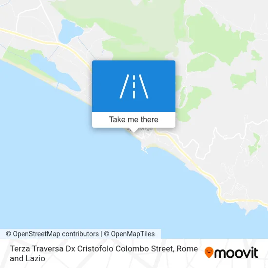 Terza Traversa Dx Cristofolo Colombo Street map