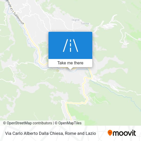 Via Carlo Alberto Dalla Chiesa map